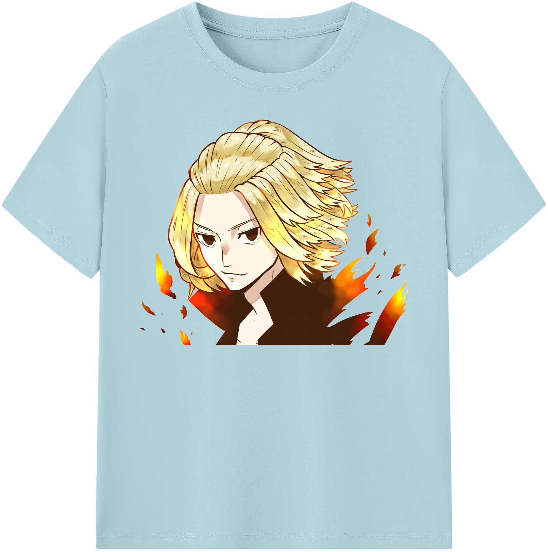 （画像用） 東京リベンジャーズ Tokyo Revengers 綿100％半袖Tシャツ（フロントプリント）
